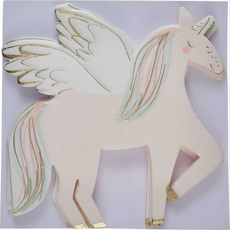 Serviette  licorne x20