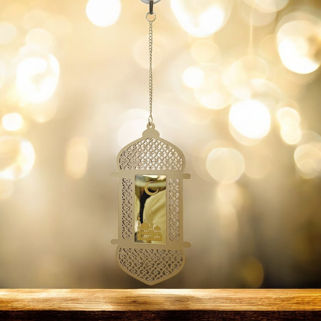 Ornement en bois suspendu - 20x14x0.3 cm