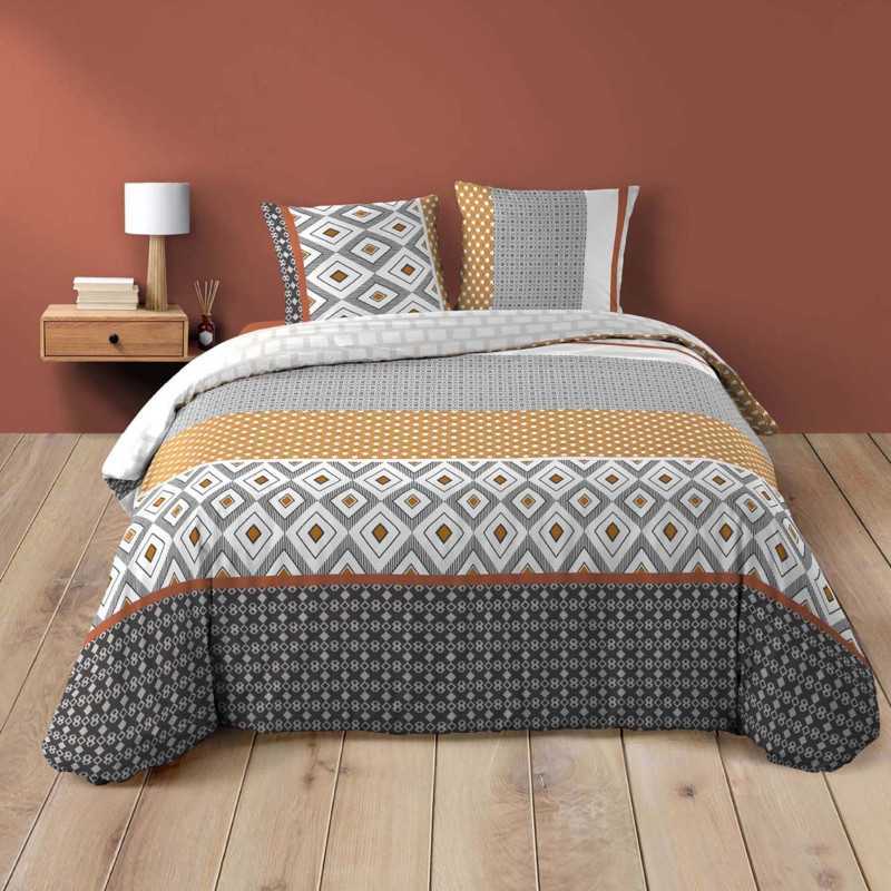 Parure 3 p. 260 x 240 cm imprime 42 fils allover arsene