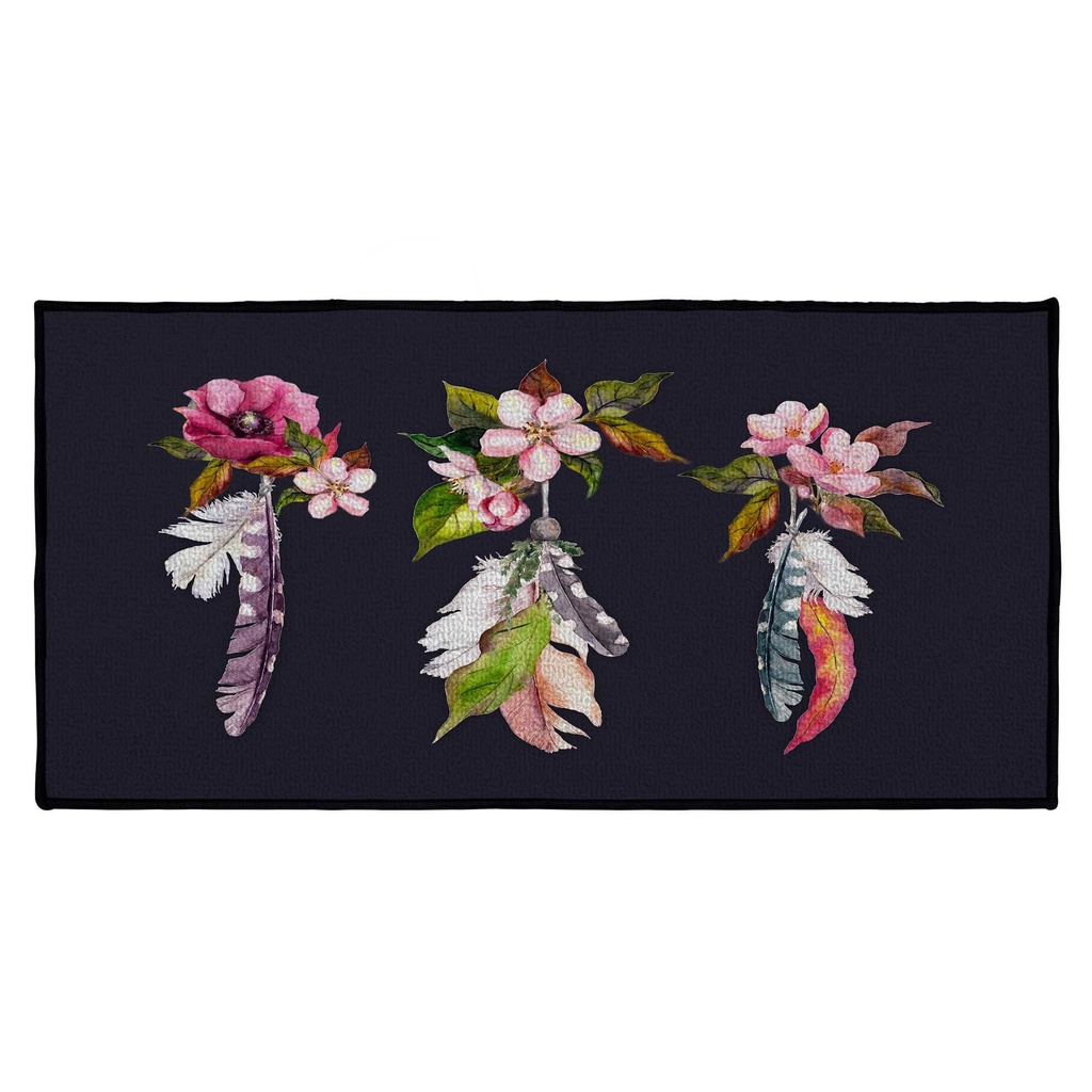 Tapis deco rectangle 57 x 115 cm imp printalia