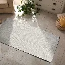 Tapis rectangle 45 x 120 cm tisse uni simeo naturel