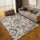 Tapis "feuilles d'aurore" - 160x230 cm