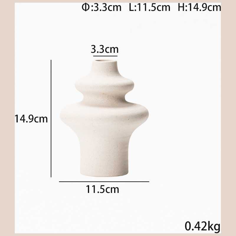 Vase beige"syrena"