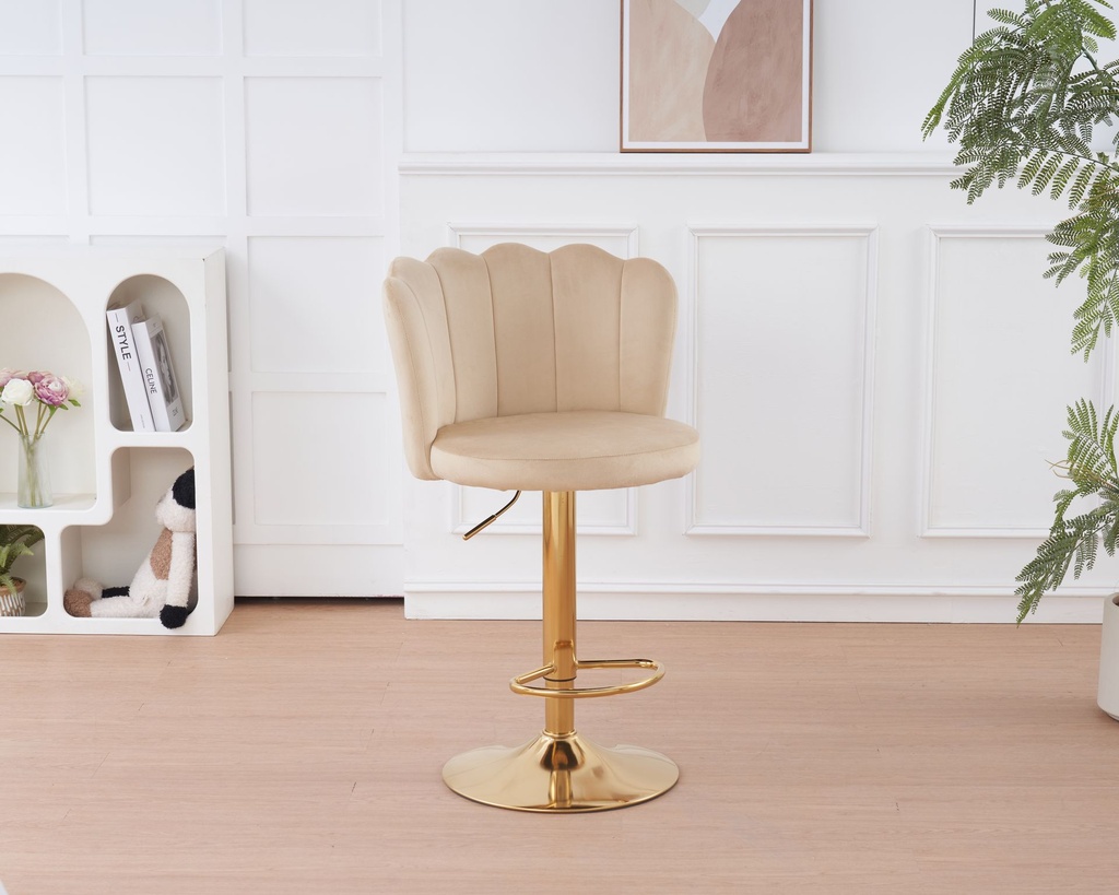 Chaise de bar "Alizée" sable