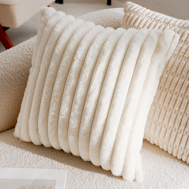 Coussin camille blanc 45x45cm