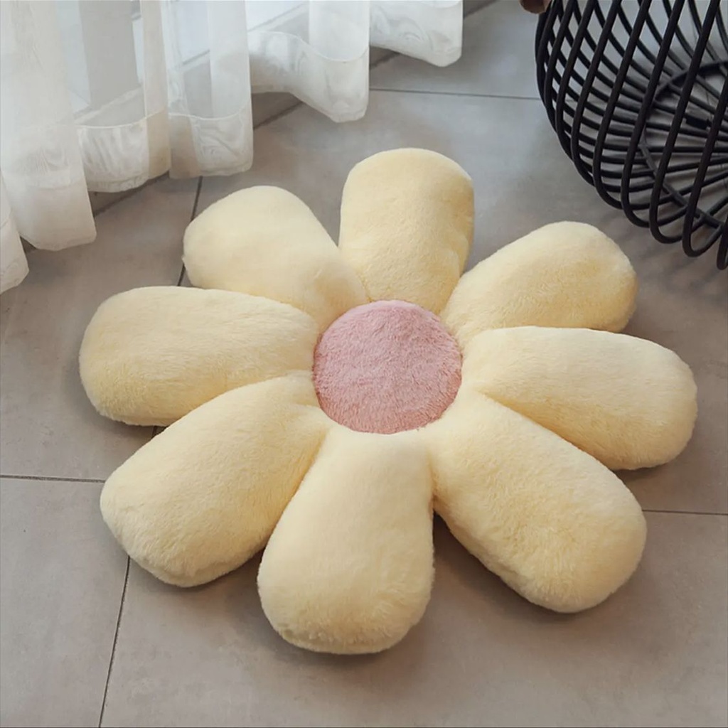 Coussin célia jaune 60x60cm