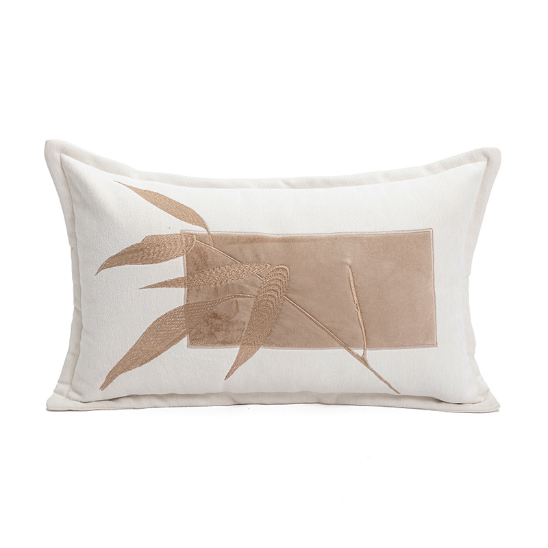 Coussin maïa blanc cassé 30x50cm