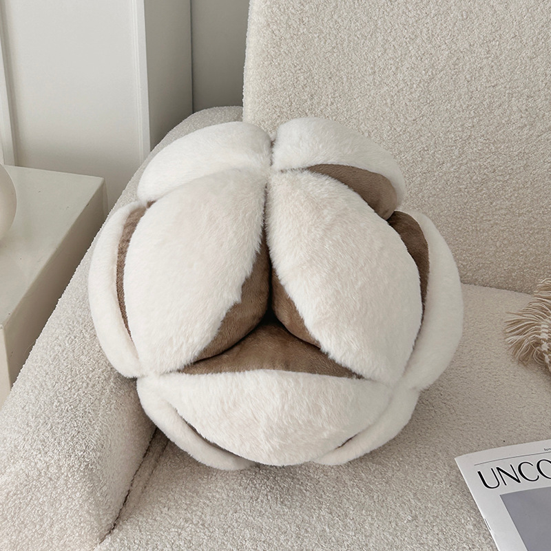 Coussin karina beige diamètre 30cm