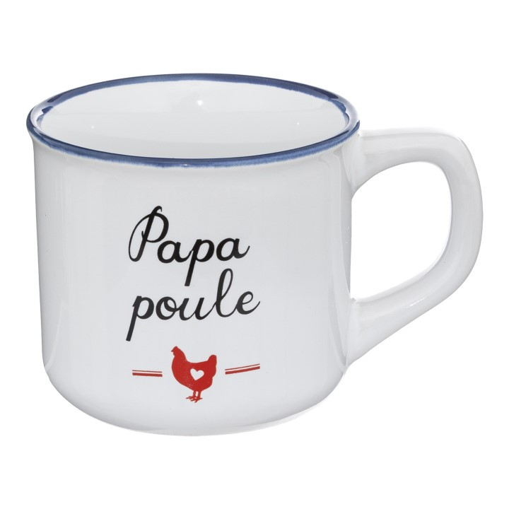 Mug s email papa poule 14cl