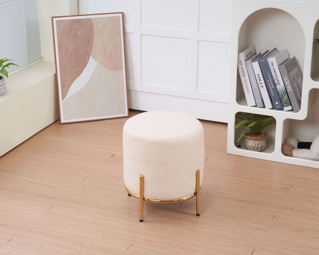 Pouf "Denise" lin