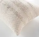 Coussin dehoussable compresse 30 x 50 cm coton jacquard+fils metallises doreline
