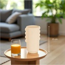 Vase céramique oreille hind h25 - beige