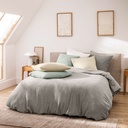 Parure 3 p. 260 x 240 cm fils teints laves unis 60 fils meline blanc