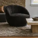 Fauteuil "Clinton" Noir