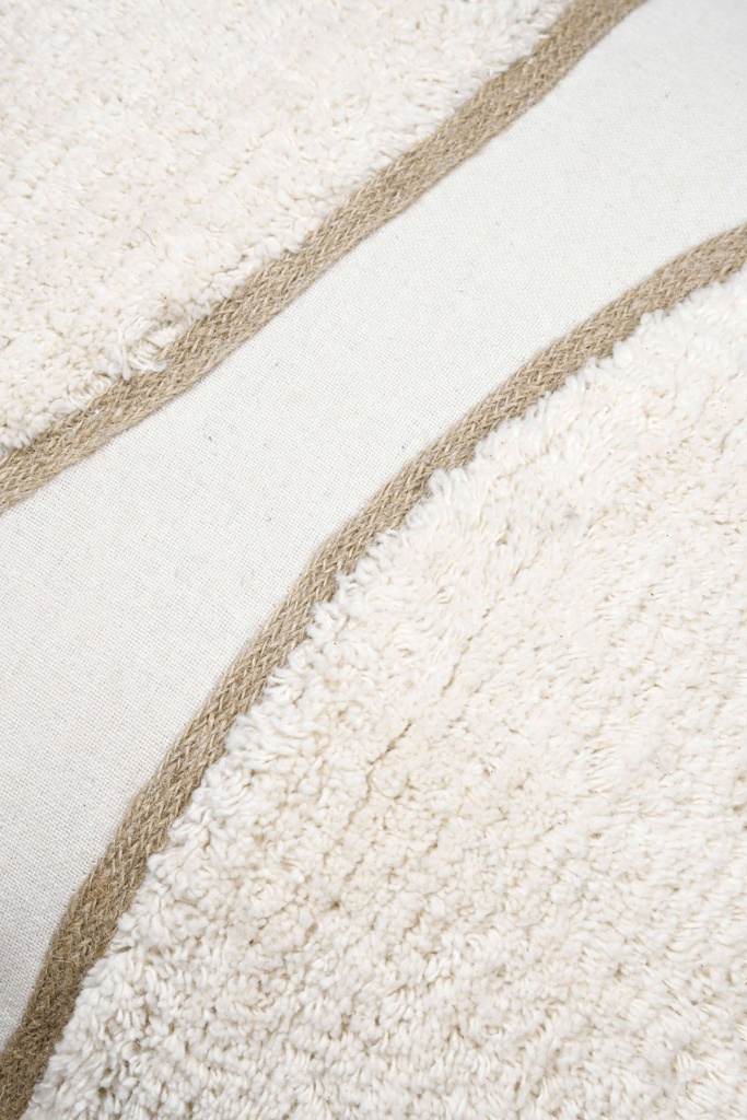 Coussin blokken ecru 45x45