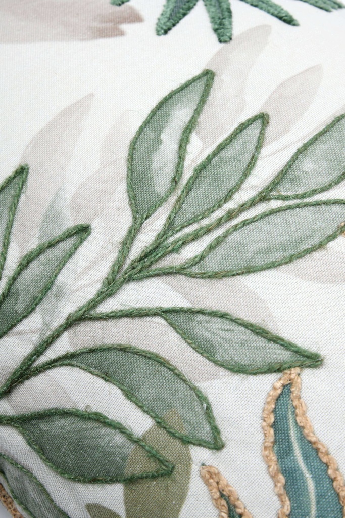 Coussin ombrage vert 30x50