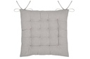 Galette de chaise pampa naturel 38x38