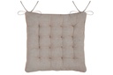Galette de chaise oriana naturel 38x38
