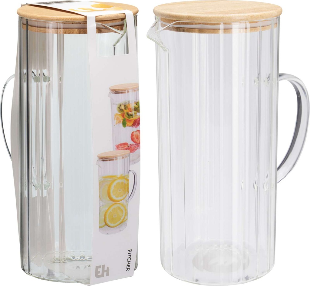 Carafe eau avec couvercle 1.4l