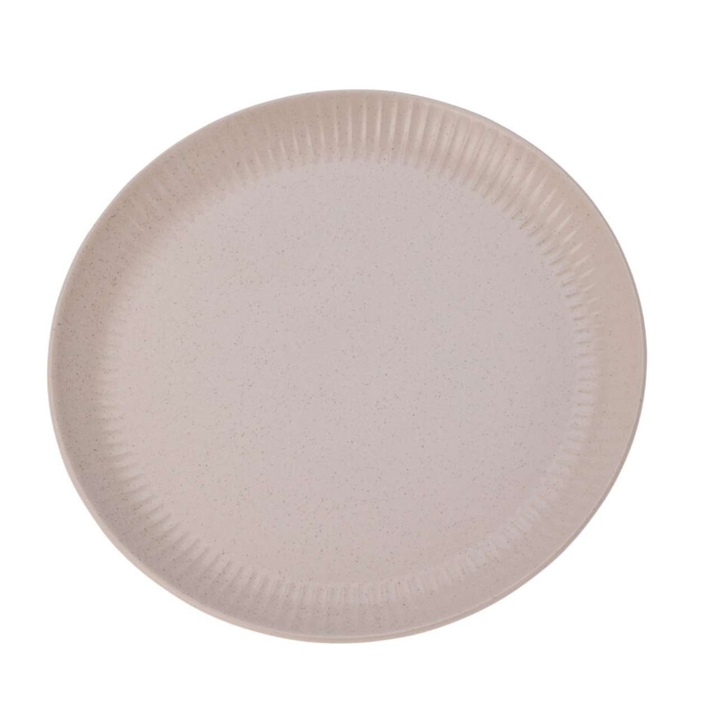 Assiette en grès d27cm rosé