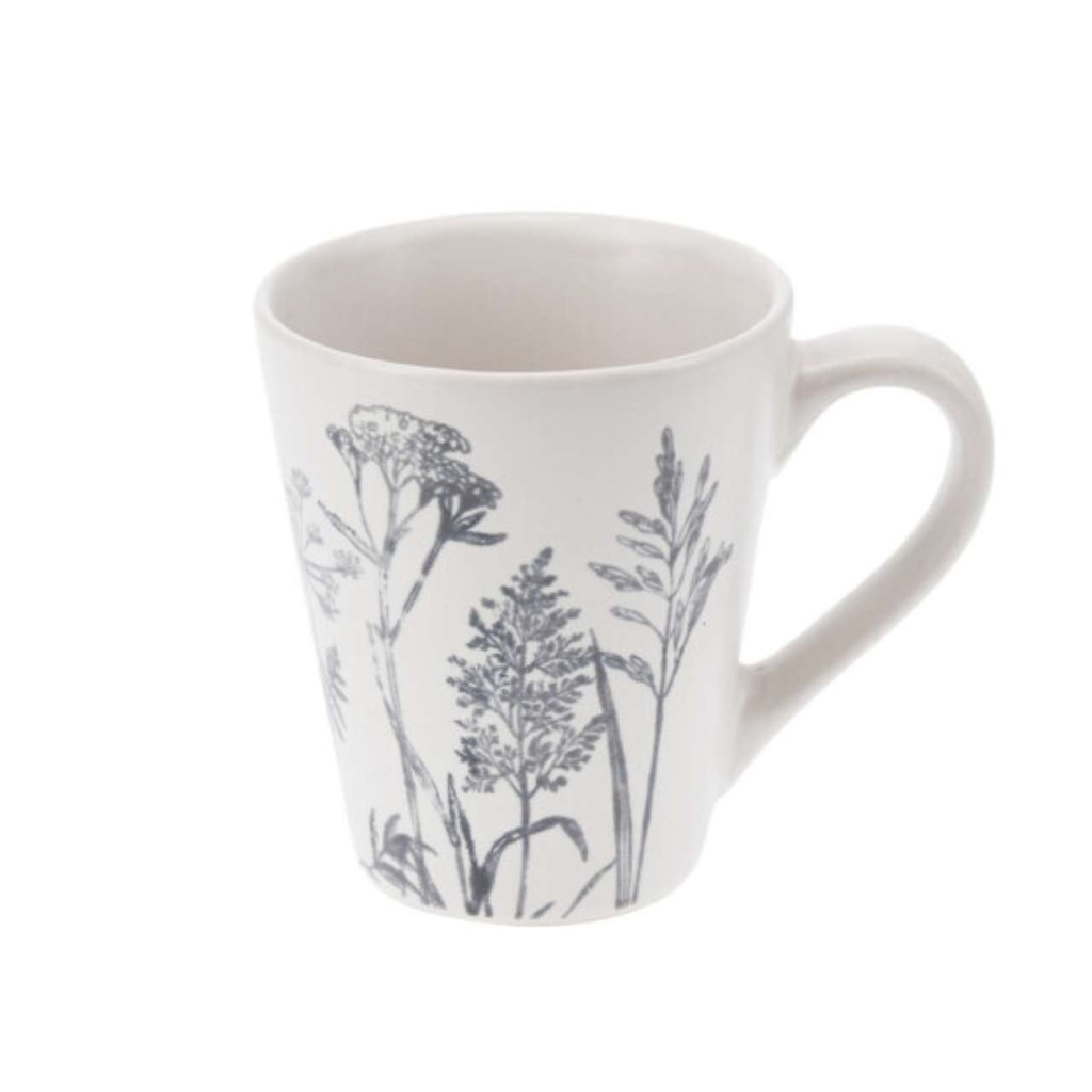 Mug grès 360 ml gris