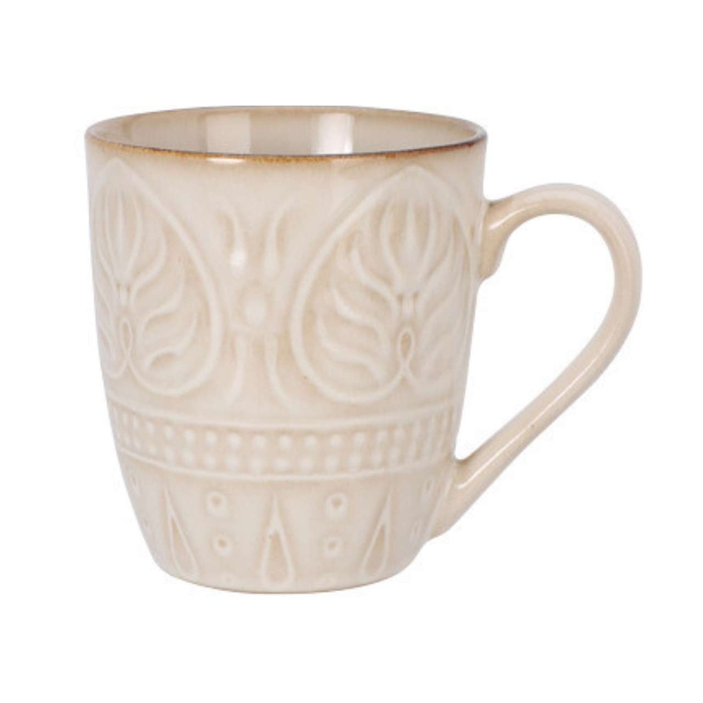 Mug faience 390ml beige