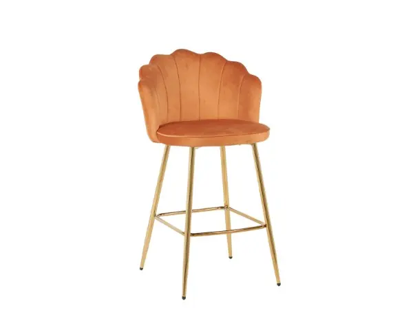 Chaise de bar Louna - Rouille