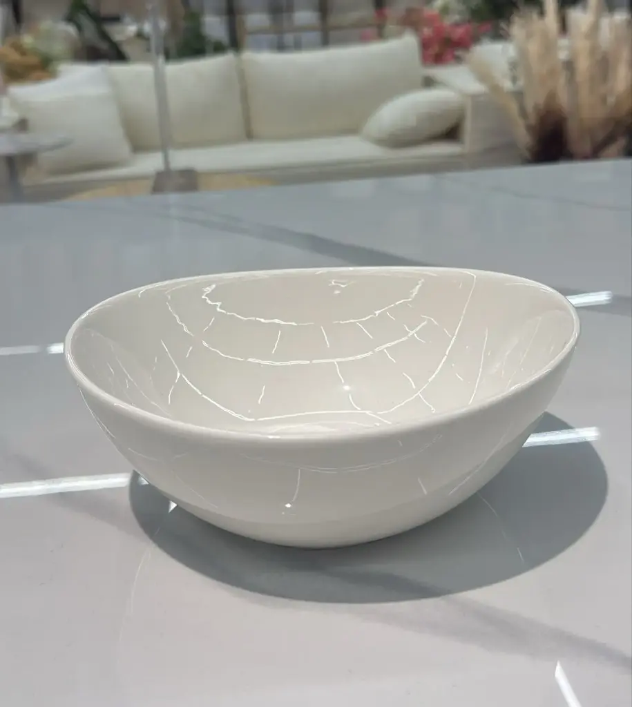 Bol beige ovale 