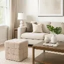 Pouf Coffre Edgar taupe