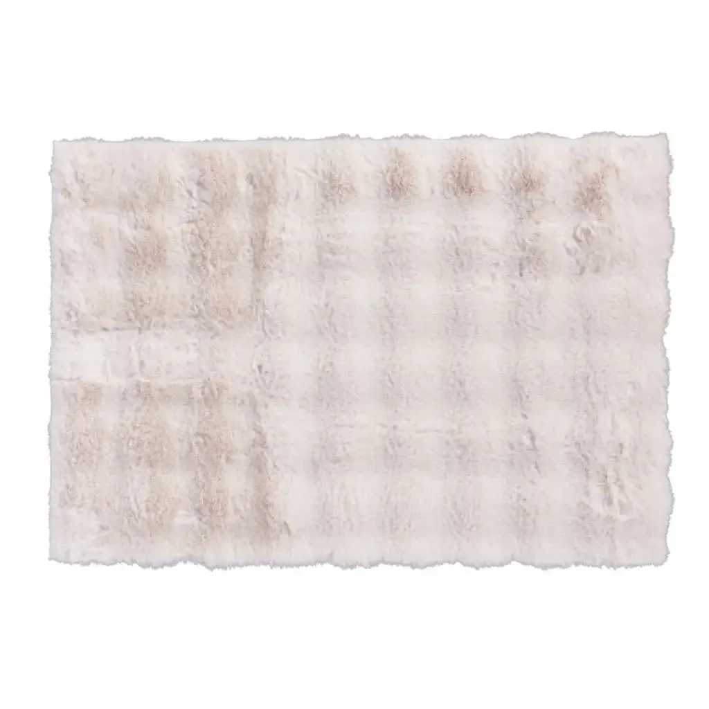 Tapis 90x60cm  clr blanc 