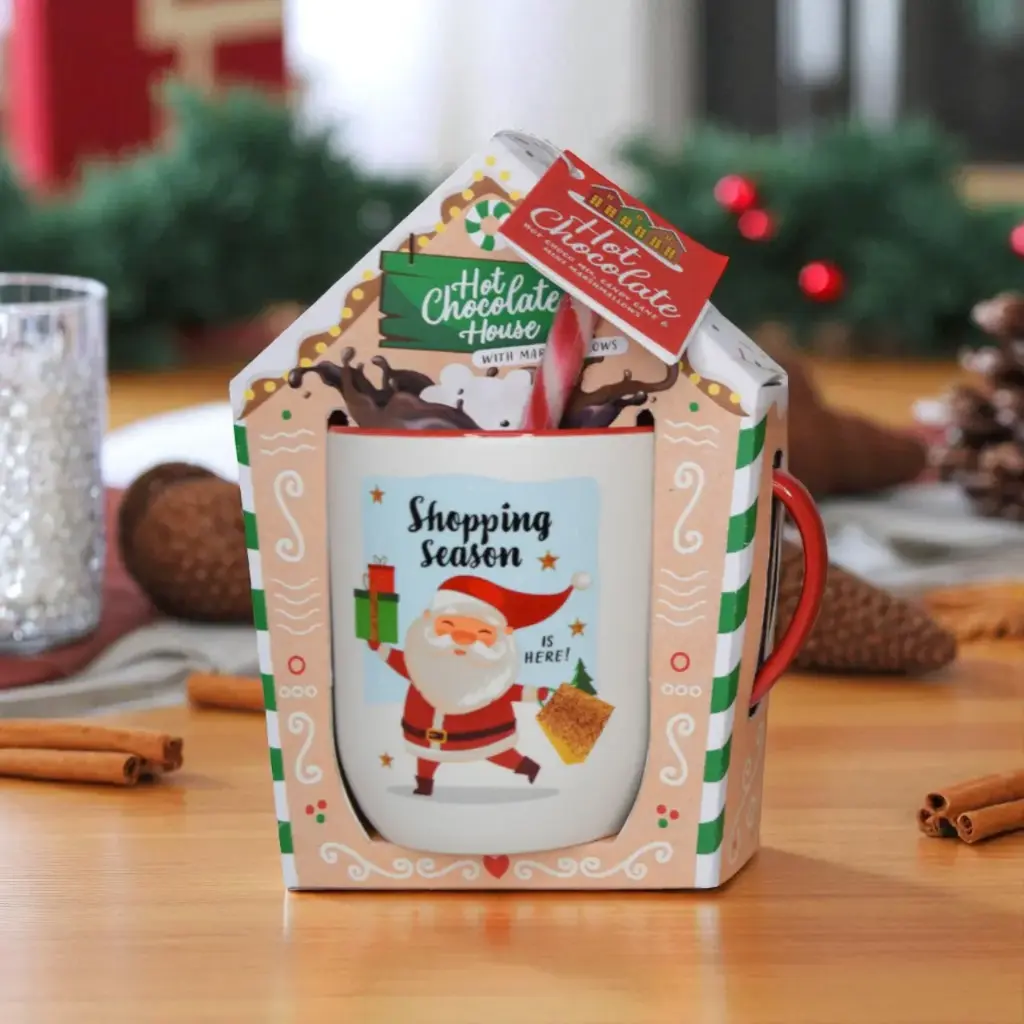 Mugs maison des santas père noël de bout