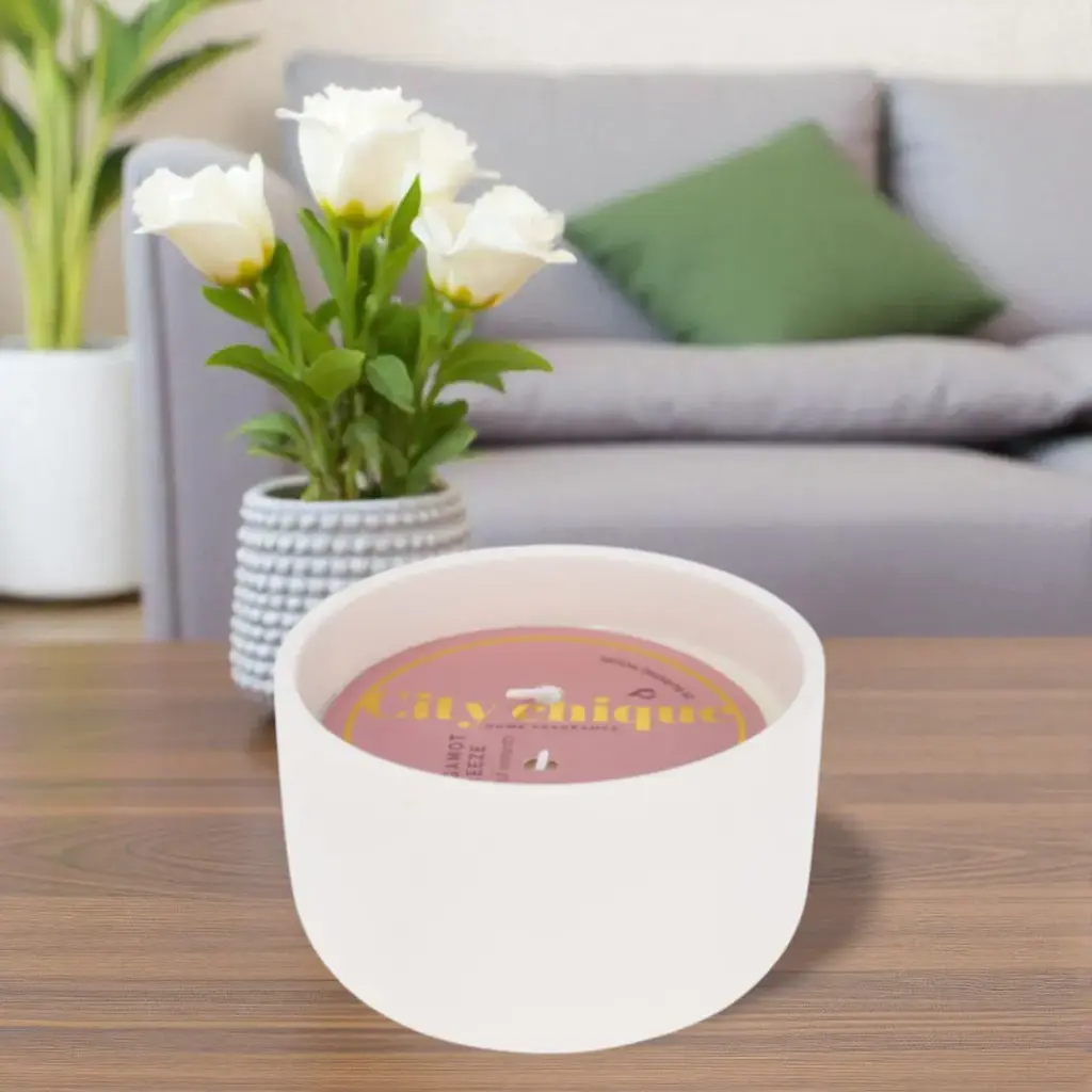 Bougie parfumée pot 12cm vanille