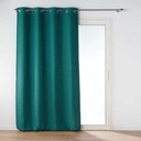 Rideau a oeillets 135 x 240 cm occultant jacquard blake bleu