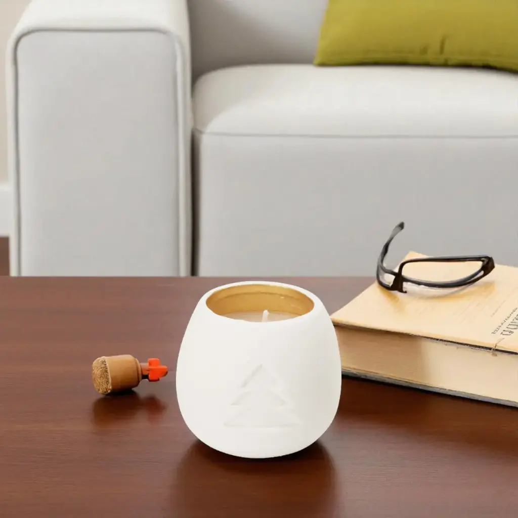 Cire en pot 65mm, blanc  1