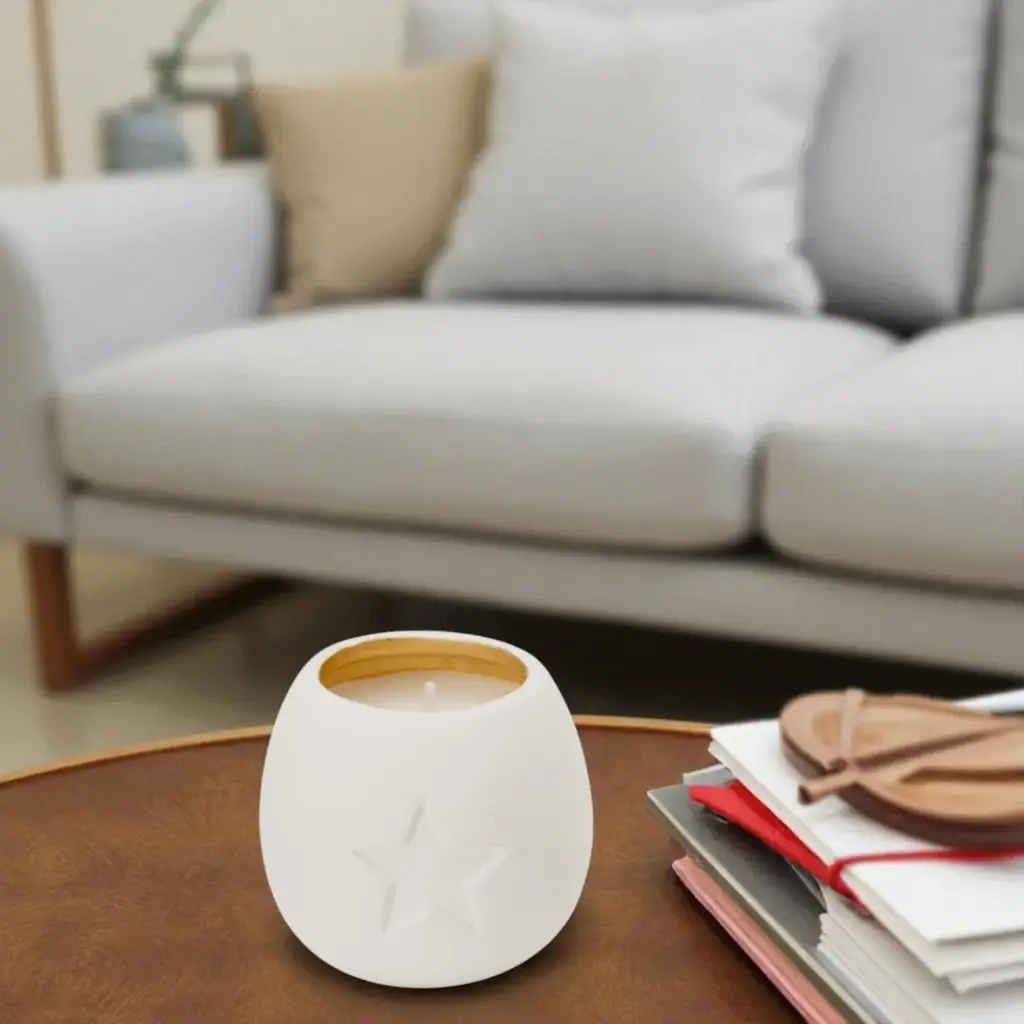 Cire en pot 65mm, blanc  2