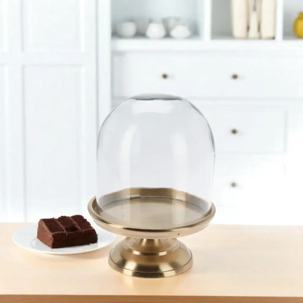 Verre dôme avec base en alumin