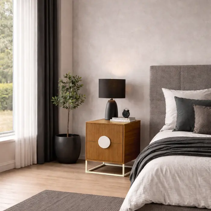 Table de nuit "Susano" Naturel