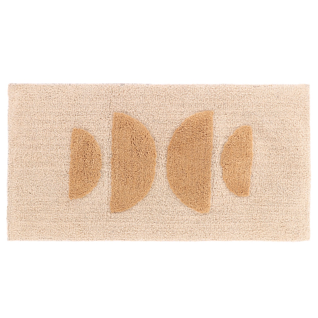 Tapis lisa coton tufte 45x90cm - beige