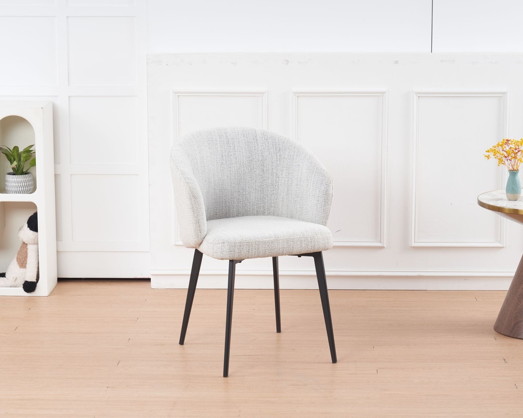 Chaise de salle à manger vanille - "Noha"