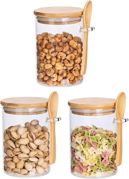 Boîte en verre avec couvercle - 500ml 4438