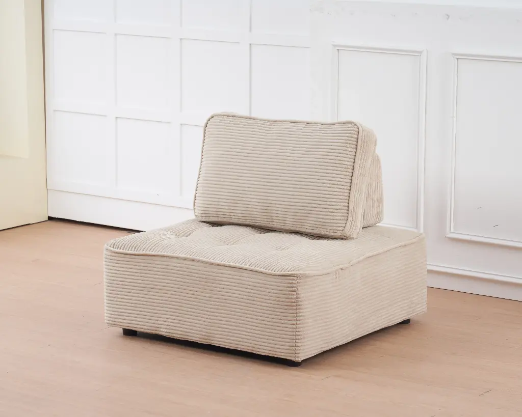 Pouf modulaire "Eleanore" beige