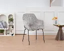 Chaise de salle à manger - "Yuri" - Étain