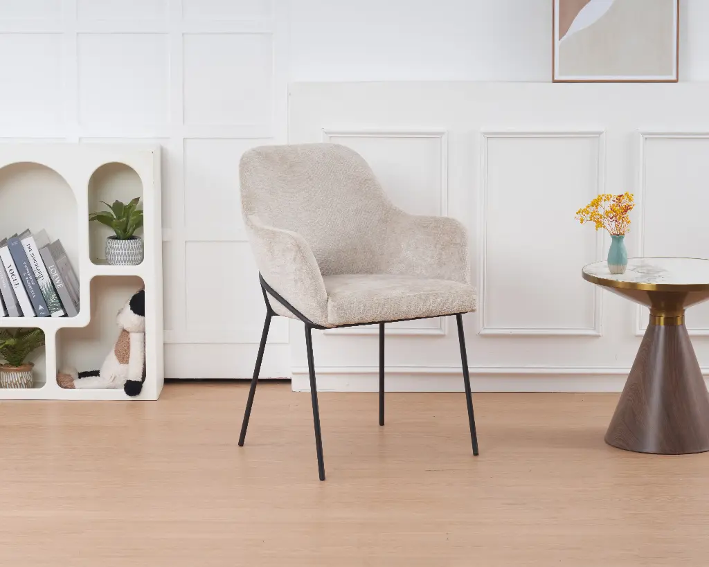 Chaise de salle à manger - "Yuri" - Cacahuète