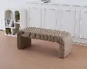 Banc Camille Taupe