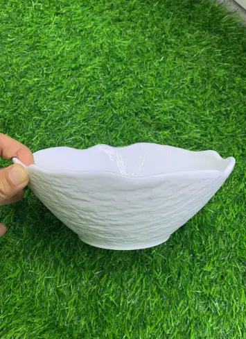 Bol en porcelaine avec effet bambou - 4902