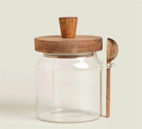 Bocal de conservation avec cuillère - 332