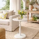 Table d'appoint crème -'Mathilde'