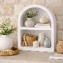 Bibliothèque Niche Blanche -'Archie'