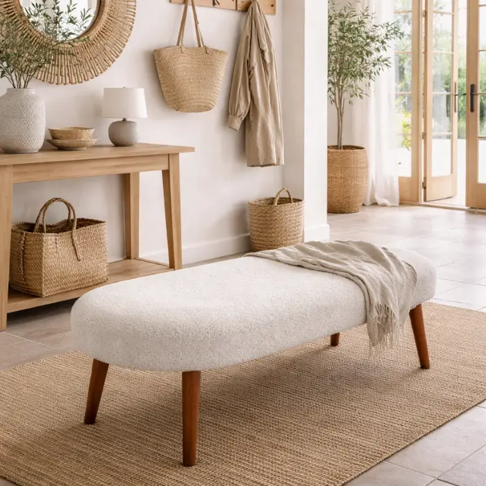 Banquette Blanc -'Anaïs'