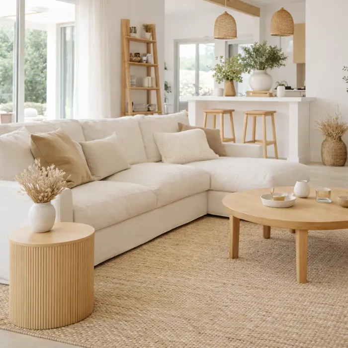 Table d'appoint Naturel -'Alba'